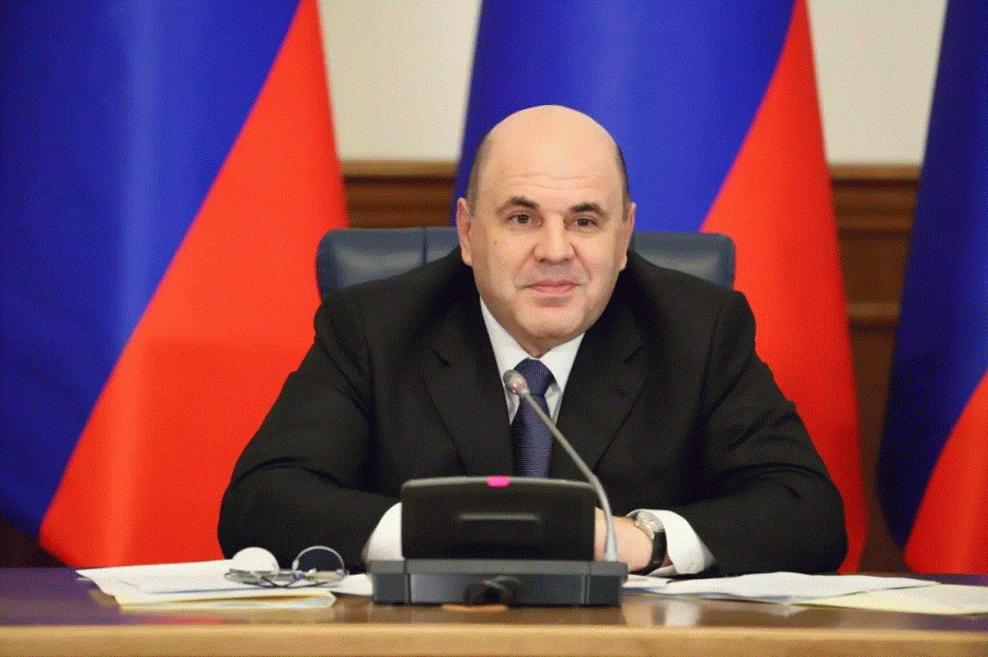 Ruský premiér Michail Mišustin  - 42TČen