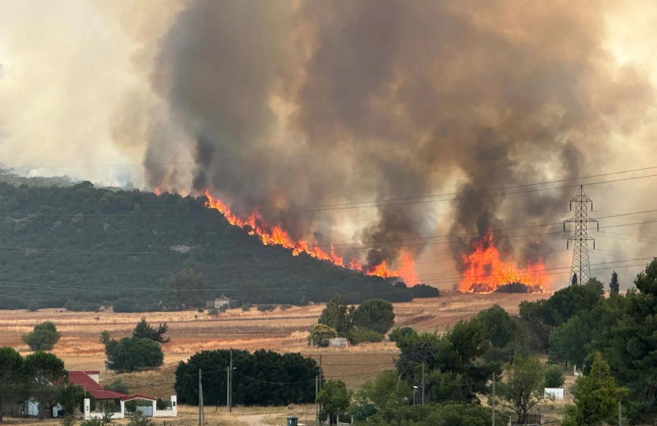 Lesní požáry v Řecku - 42TČen