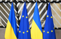 Vlajky Ukrajiny a EU - 42TČen