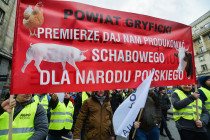 Protestní akce farmářů ve Varšavě - 42TČen