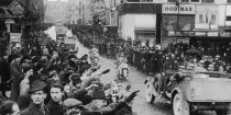 Německé motorizované jednotky vstupují do Brna 16. března 1939 - 42TČen