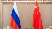 Vlajka Ruska a Číny - 42TČen