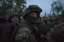 Ukrajinští vojáci v Doněcké oblasti - 42TČen