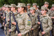 Ženy v ukrajinské armádě. Ilustrační foto - 42TČen